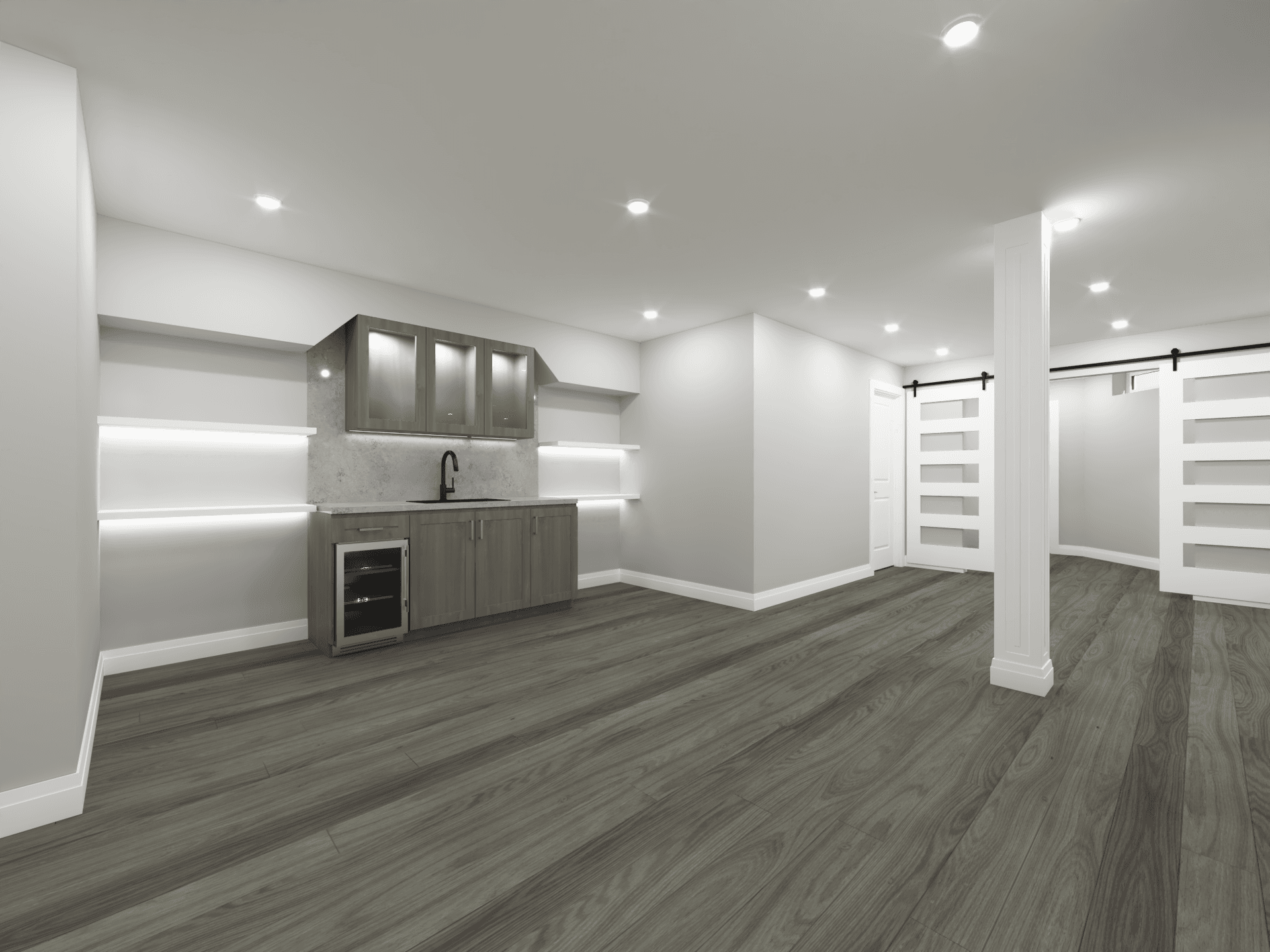 Traditional style Basement in Markham